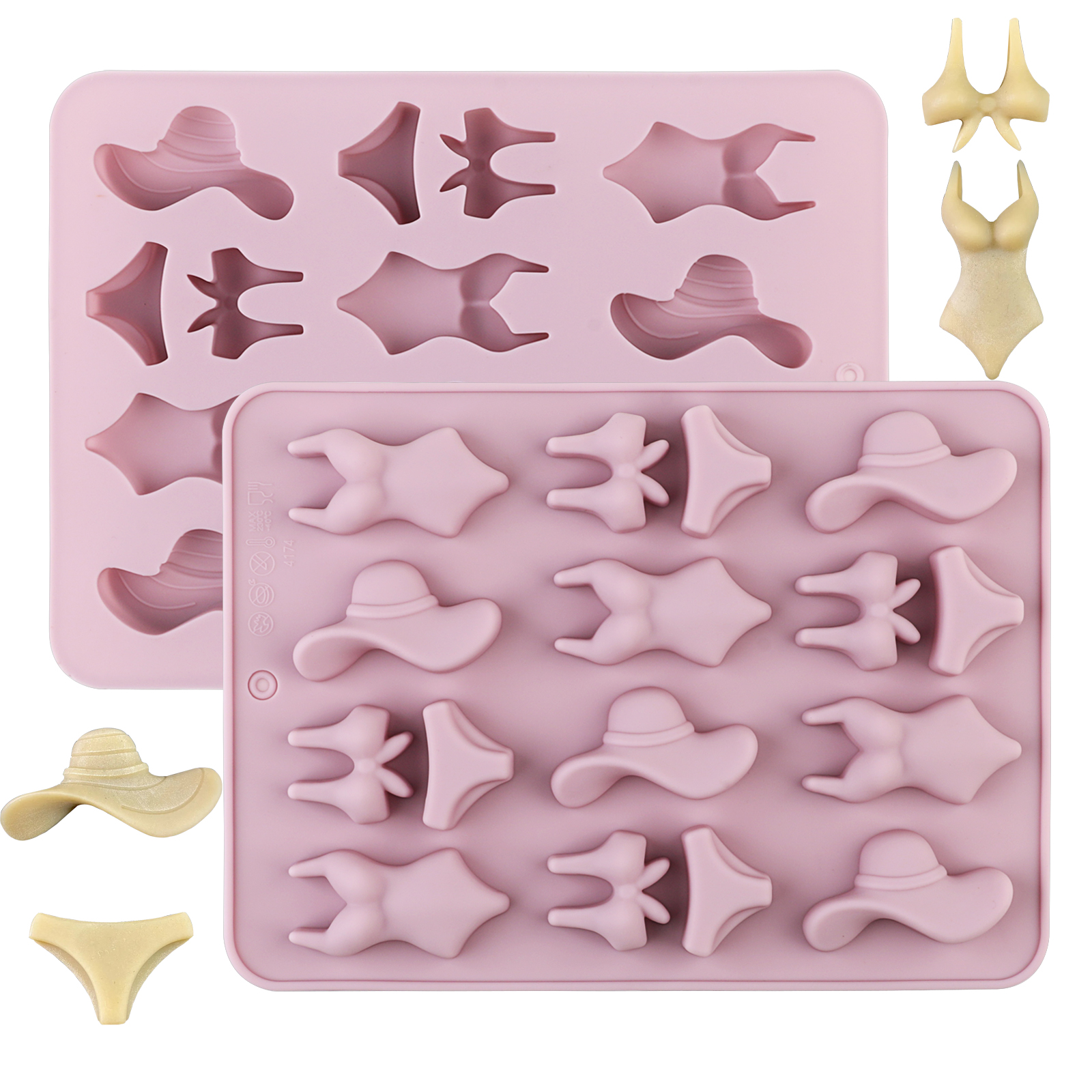 Silicone Cake Mold - A Summer-Themed Beach Bikini Mold, Swimsuit