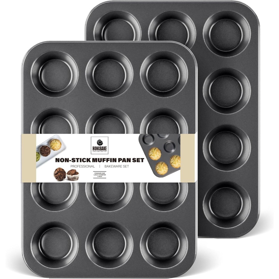 Muffin Tin Nonstick - Muffin Pan for Baking Nonstick Cupcake