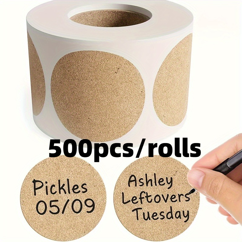 Kitchen Baking Tools - 500pcs/rolls Sticker Round Pastry Tools Stickers