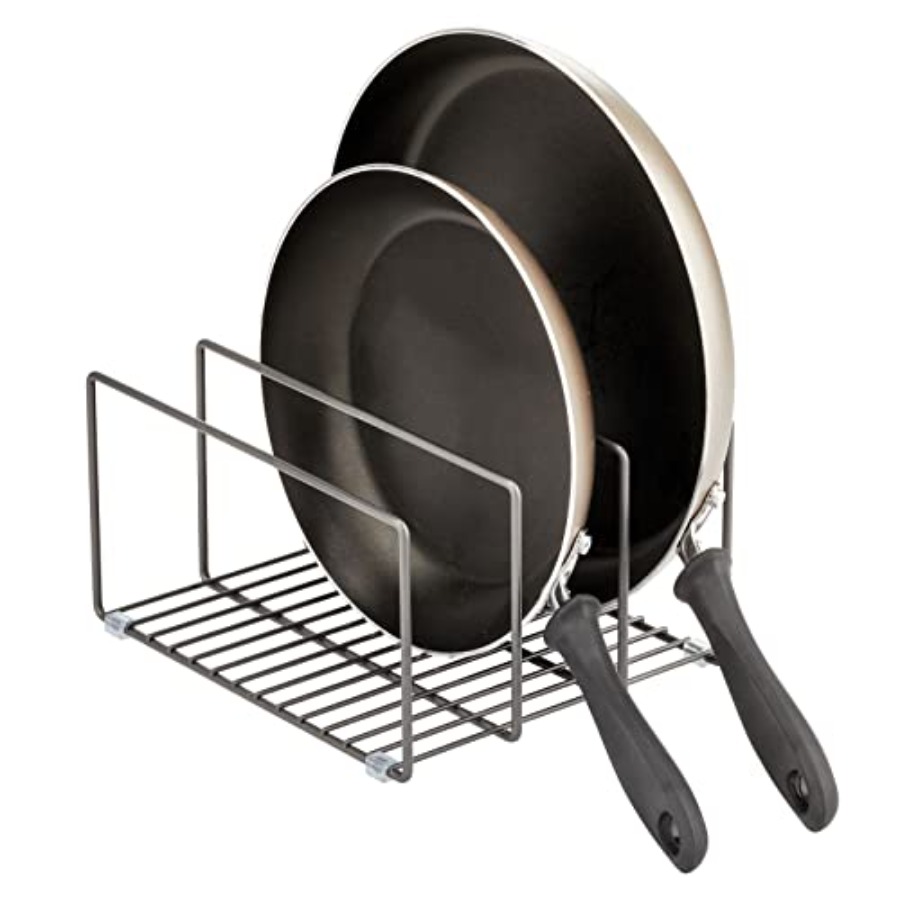 Kitchen Baking Pantry - Metal Pan Organizer for Kitchen Cabinet,