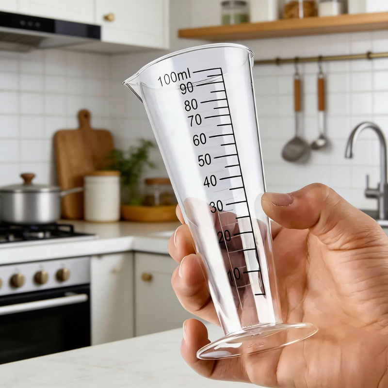Kitchen Baking Tools - 1pc 100ml Plastic Measuring Cup with