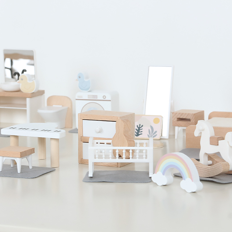 Kitchen Uncle - Modern dollhouse furniture kitchen wood miniature