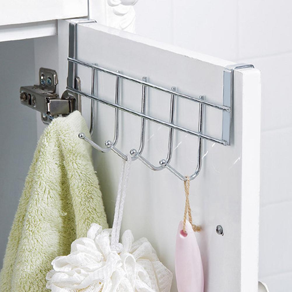 Kitchen Uncle - Hooks Over The Door 5 Hooks