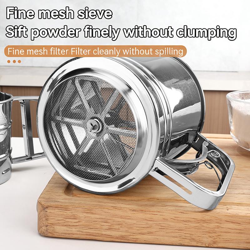 Stainless Steel Flour Sieve Cu – Baking Powder Kitchen recenzja i cena