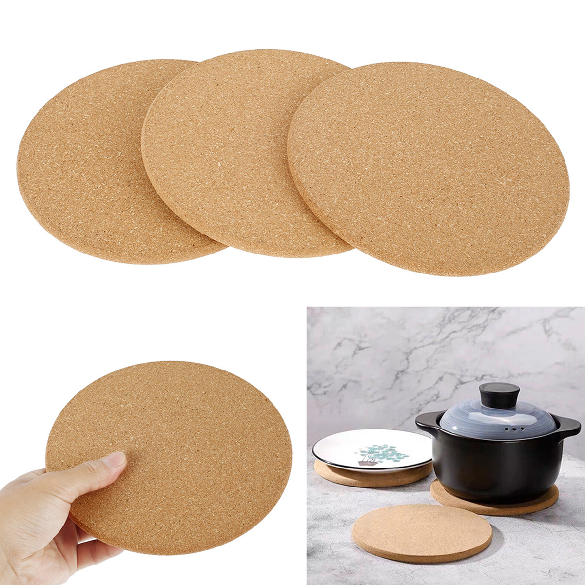 Cork Pot Holder Heat Resistant – Kitchen Baking Pan Organizer recenzja i cena