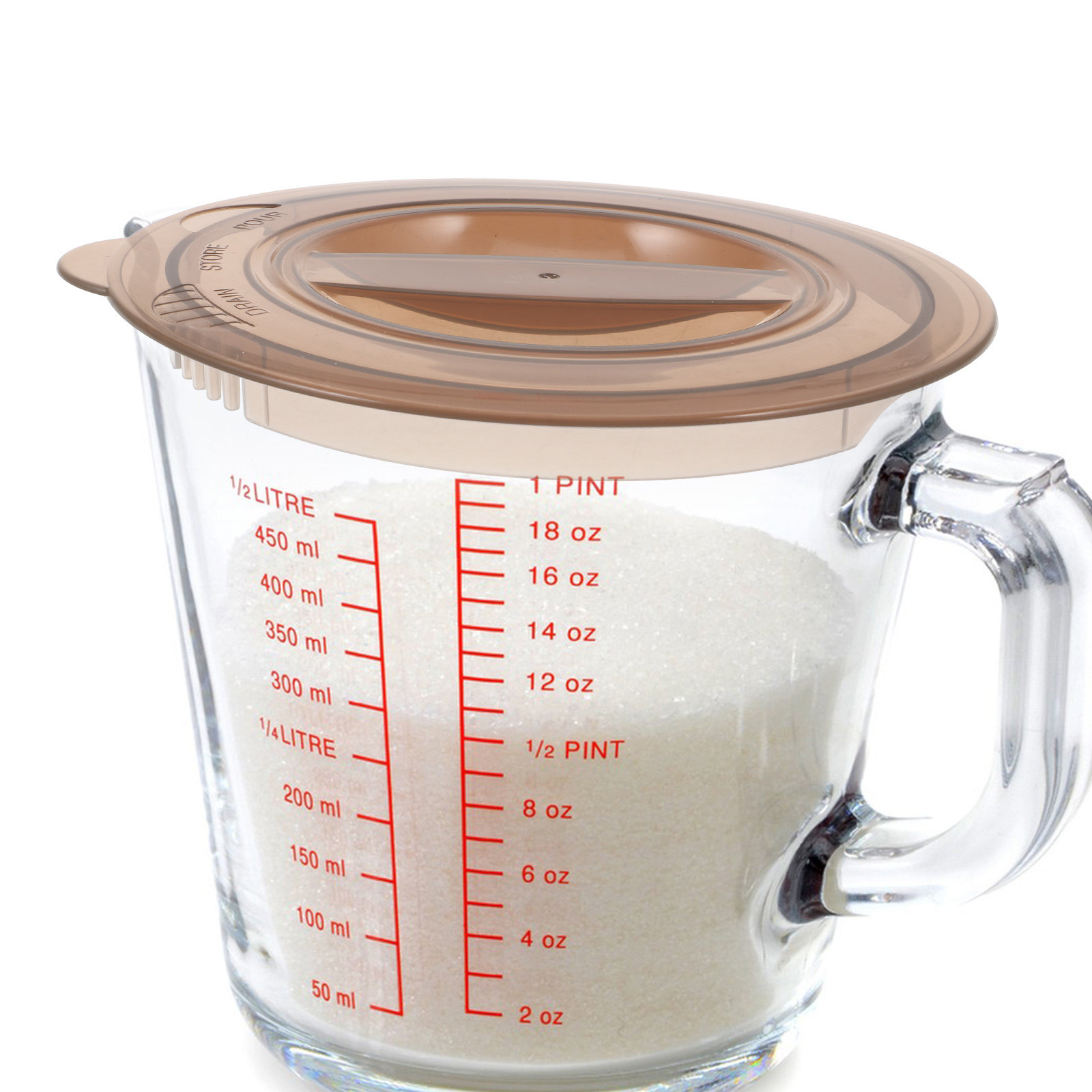 Plastic Measuring Cup Lid for  – Kitchen Baking Soda recenzja i cena