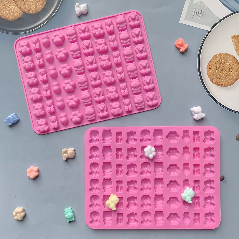 7Pcs Candy Silicone Moulds wit – Kitchen Baking Tray recenzja i cena