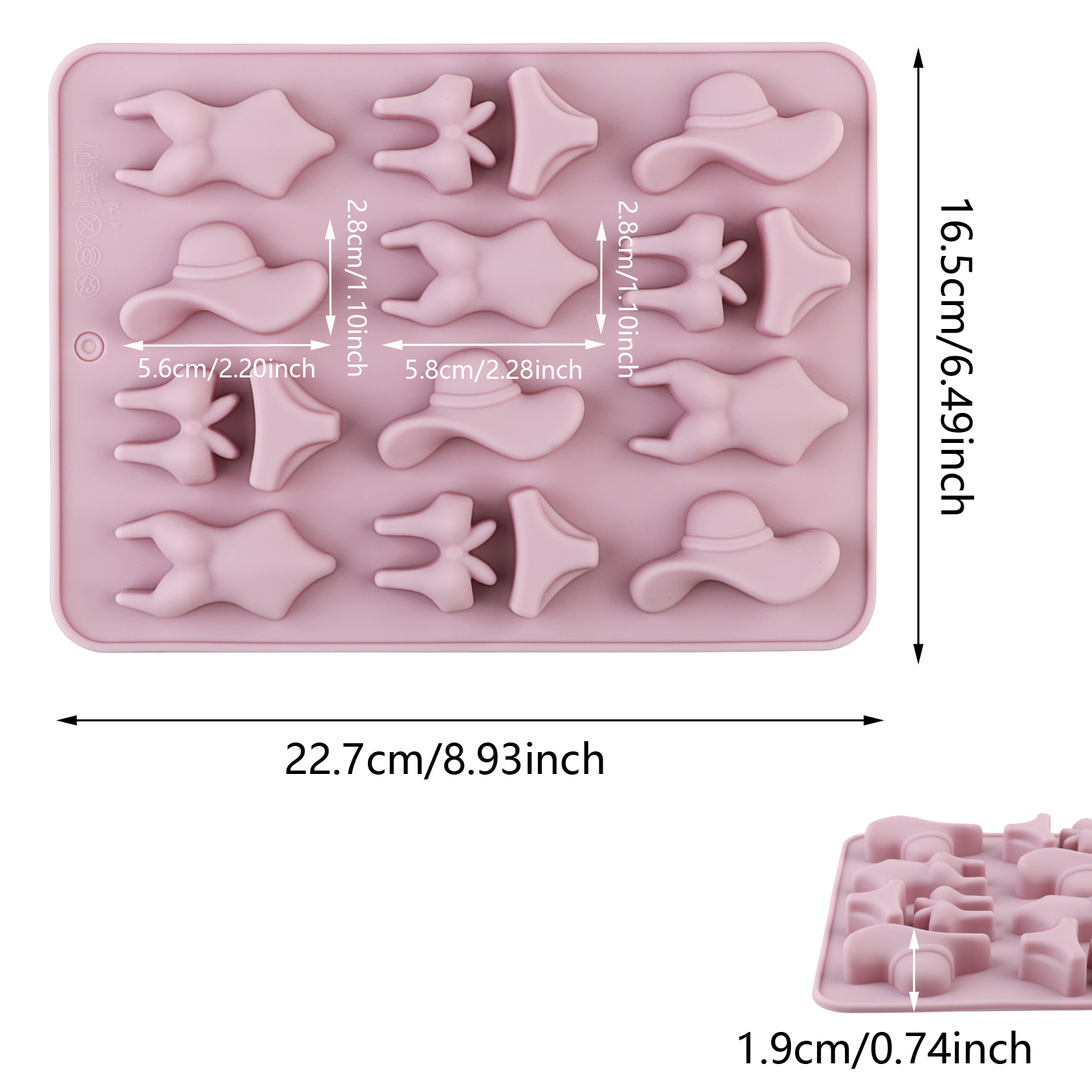 A Summer-Themed Beach Bikini M – Silicone Cake Mold recenzja i cena