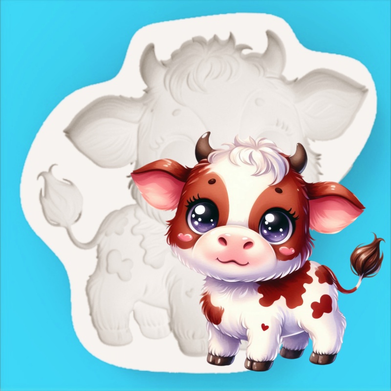 Cute Cow-Shaped Mold Cartoon C – Silicone Cake Mold recenzja i cena