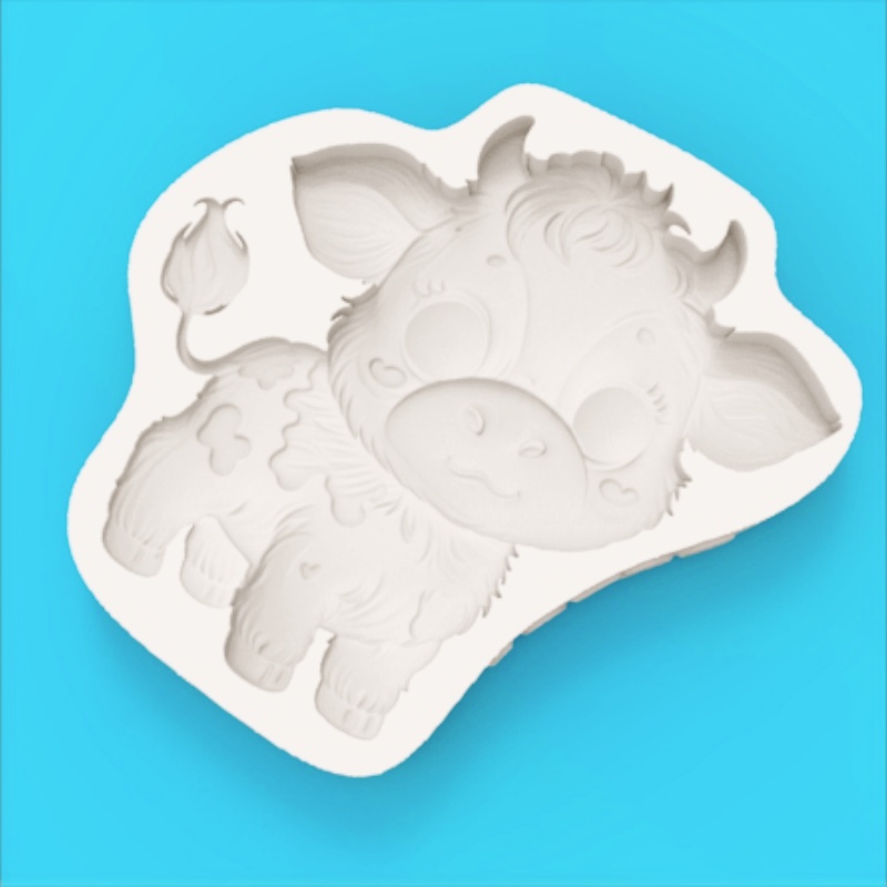 Cute Cow-Shaped Mold Cartoon C – Silicone Cake Mold recenzja i cena