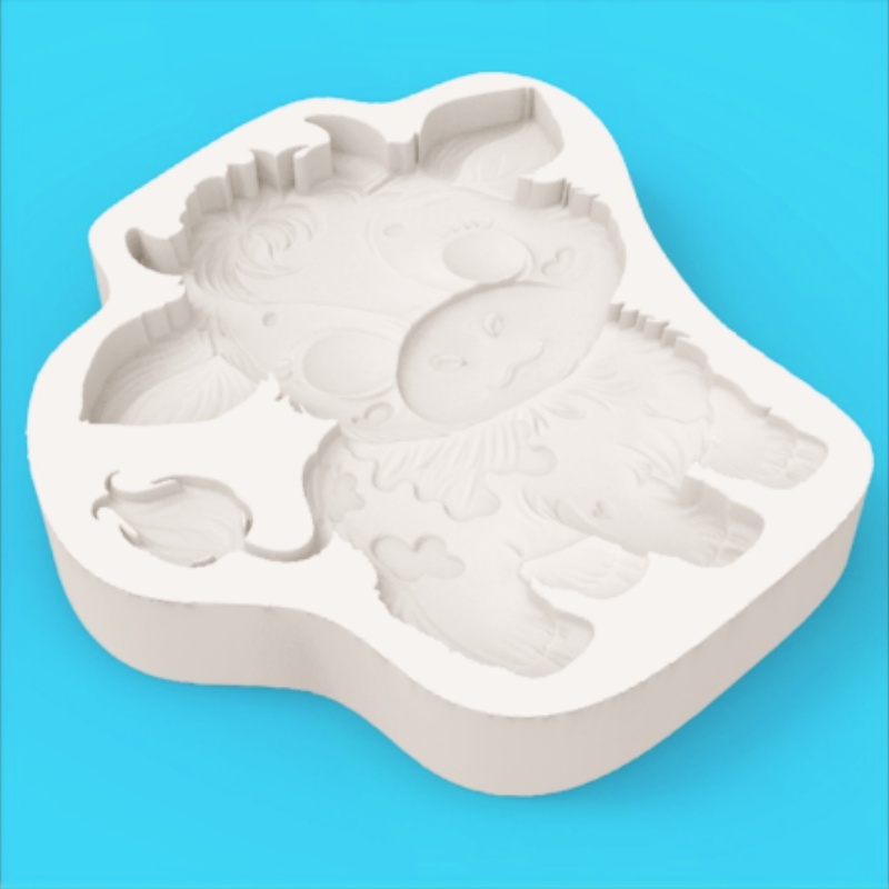 Cute Cow-Shaped Mold Cartoon C – Silicone Cake Mold recenzja i cena