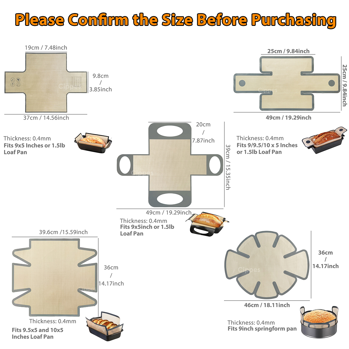 Silicone Bread Loaf Pan Liners – Kitchen And Baking Equipment recenzja i cena