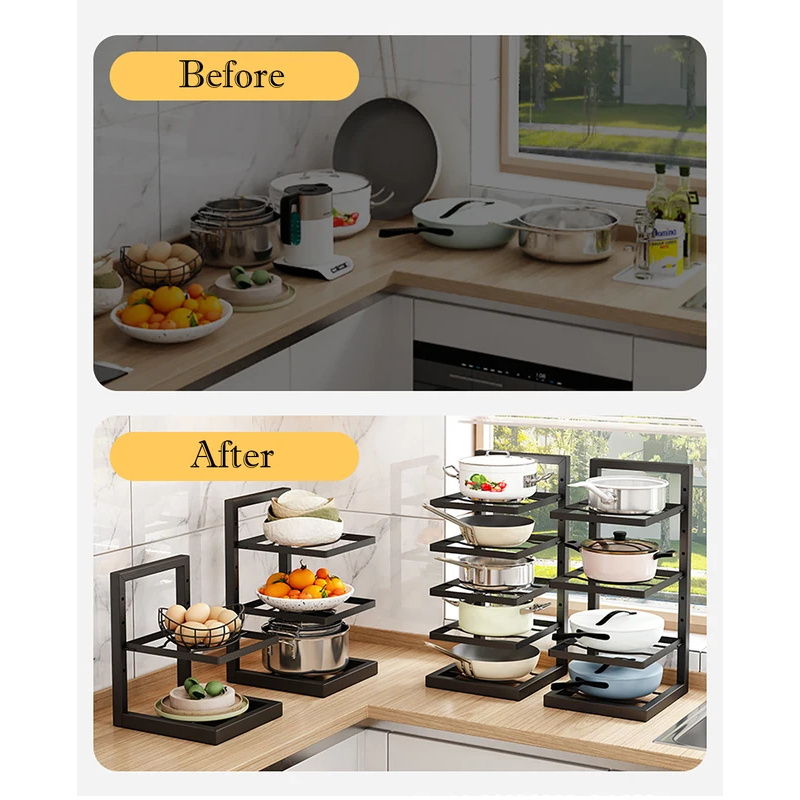 Adjustable Stainless Steel Pot – Kitchen Baking Pan Organizer recenzja i cena