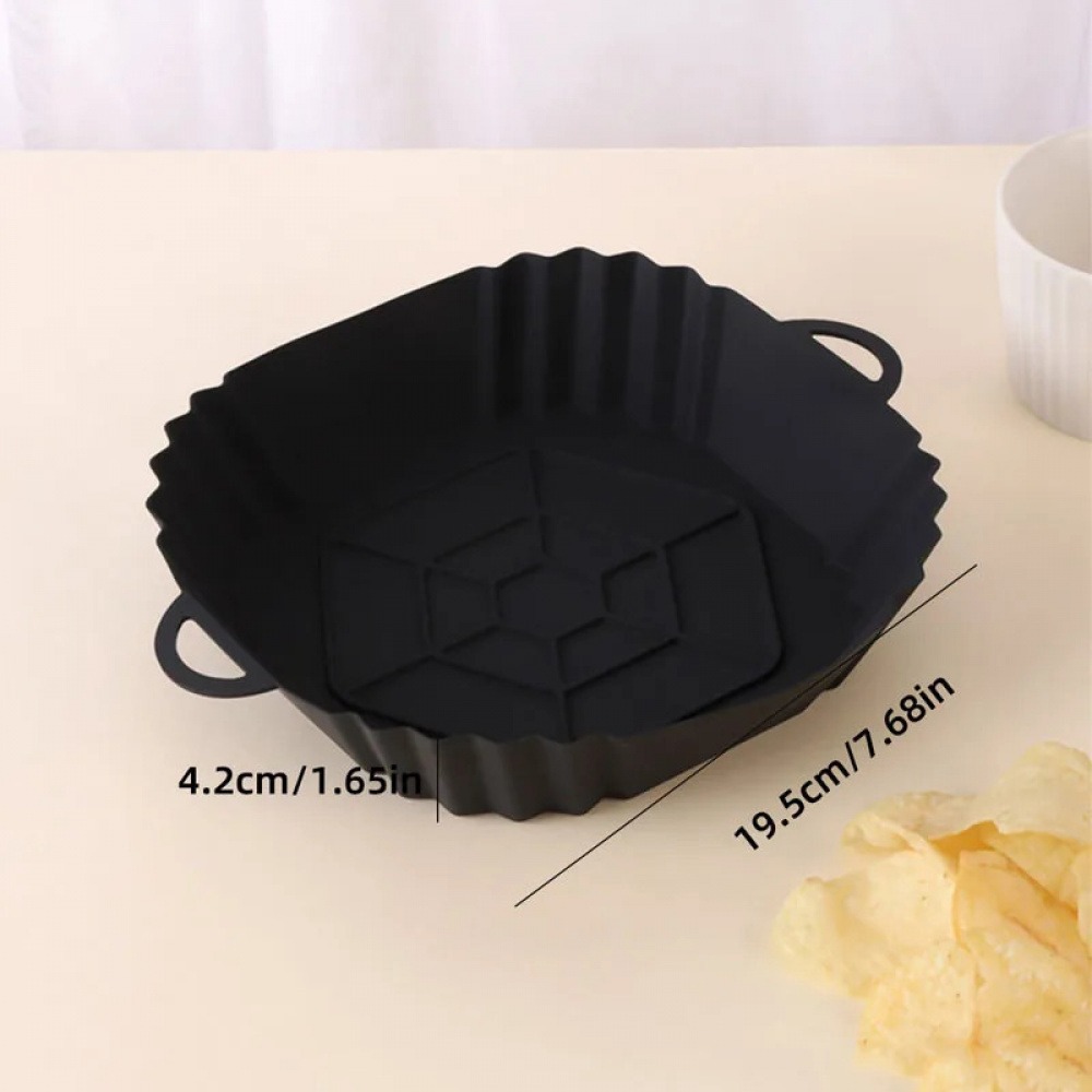 1Pc Silicone Air Fryer Pot Tra – Kitchen Baking Tray recenzja i cena