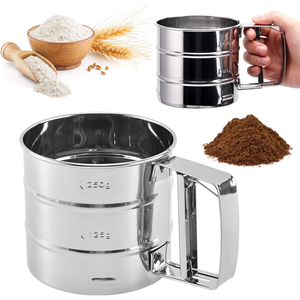 Flour Sieve, Coffee Powder Sie – Baking Powder Kitchen recenzja i cena