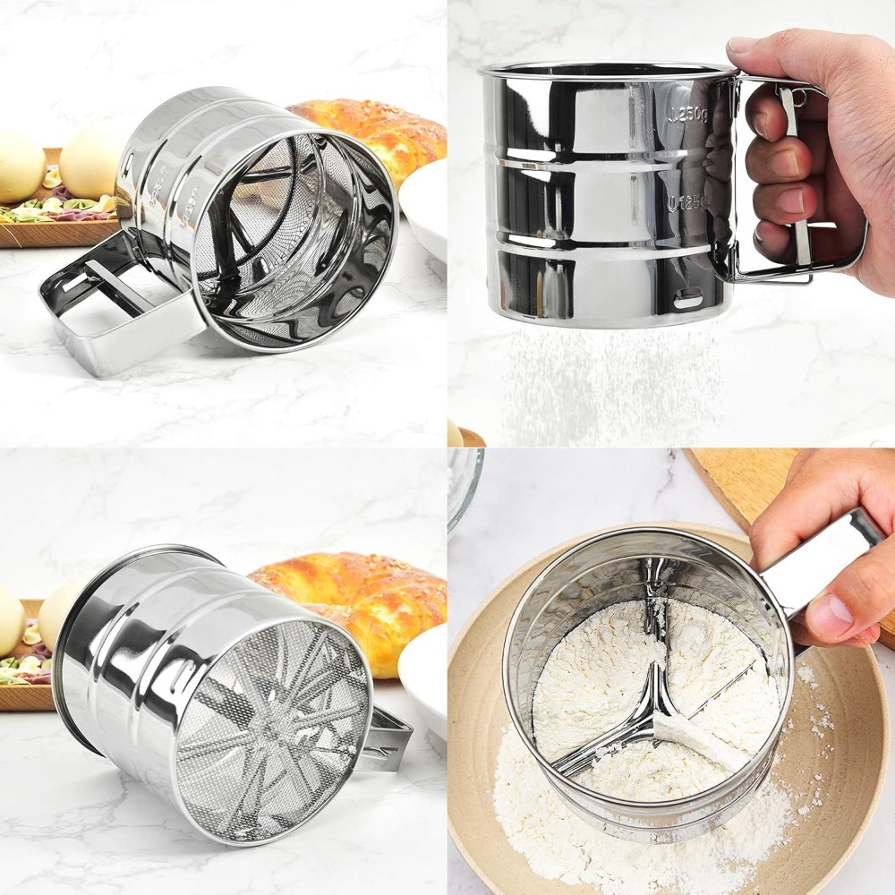 Flour Sieve, Coffee Powder Sie – Baking Powder Kitchen recenzja i cena