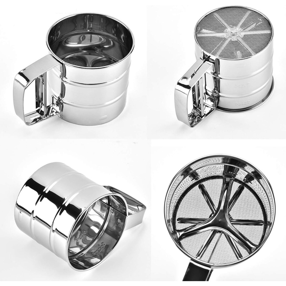 Flour Sieve, Coffee Powder Sie – Baking Powder Kitchen recenzja i cena