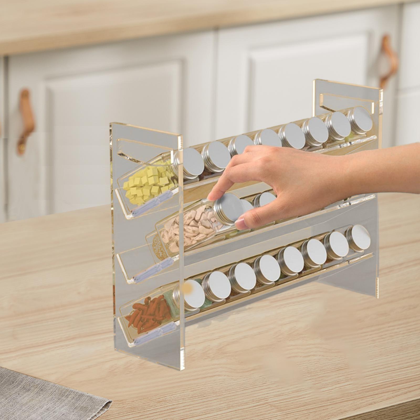 Acrylic Spice Rack Perfume Org – Kitchen Baking Pantry recenzja i cena