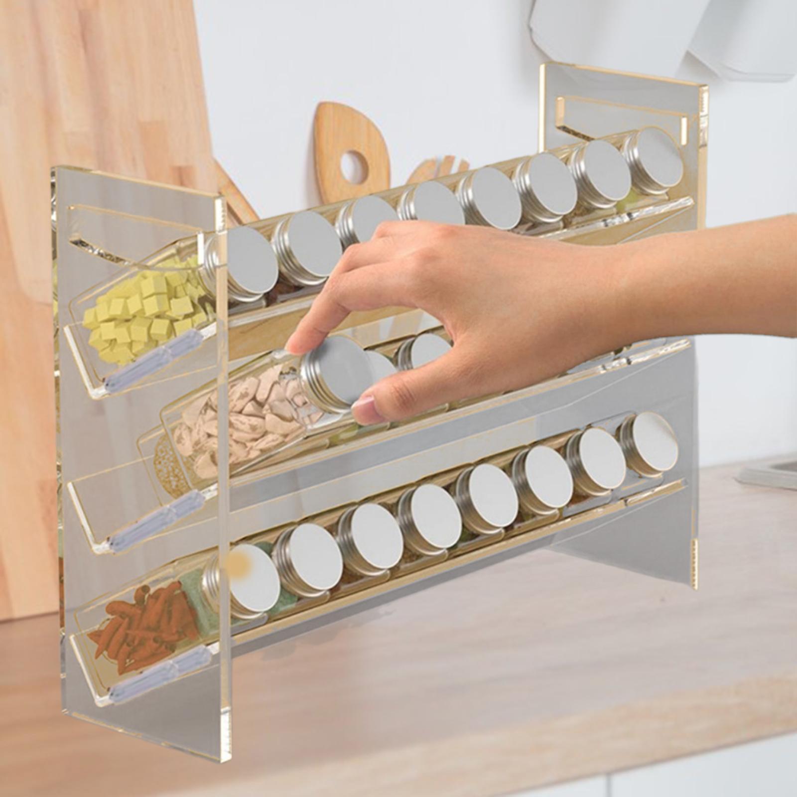 Acrylic Spice Rack Perfume Org – Kitchen Baking Pantry recenzja i cena