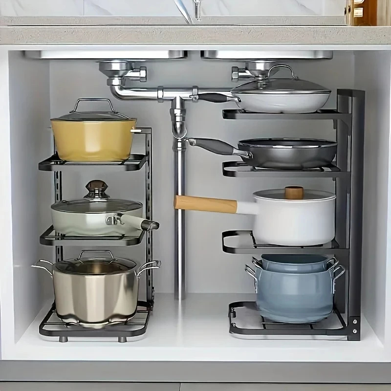 Adjustable Pot Rack Organizer, – Kitchen Baking Pan Organizer recenzja i cena