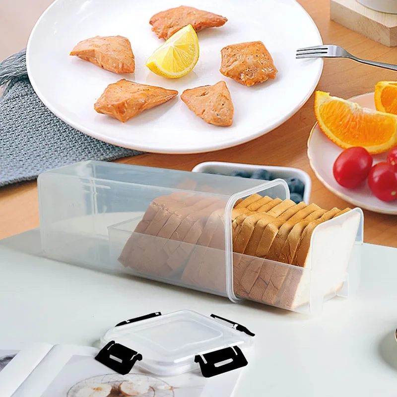 Plastic Bread Box with Sealing – Kitchen Baking Tray recenzja i cena