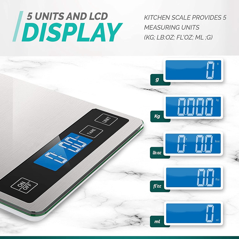 ABHZ-Digital Kitchen Scales -  – Baking Kitchen At Home recenzja i cena