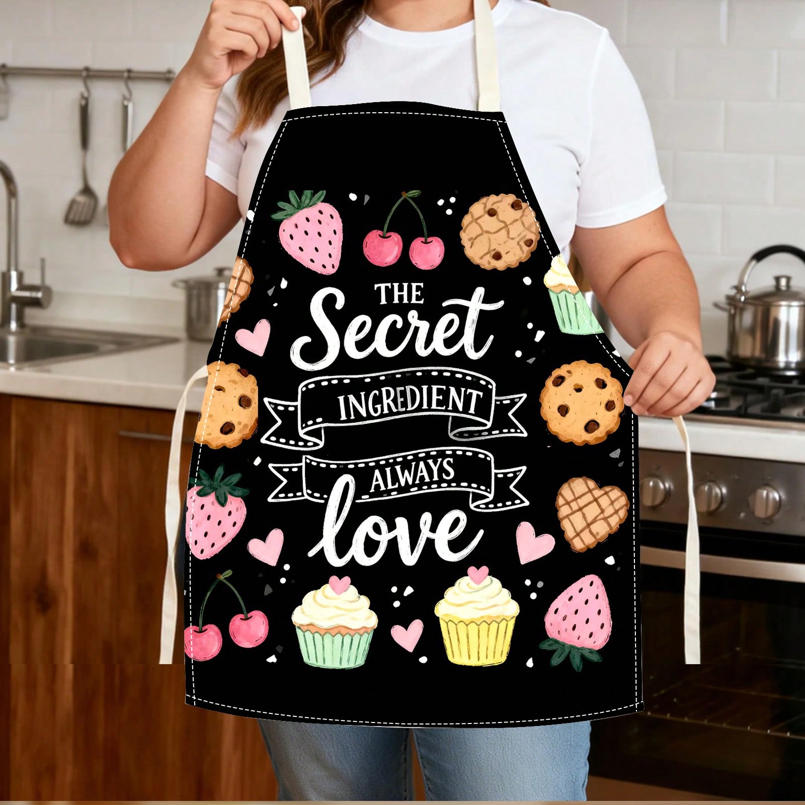 Warm Pink And Black Dessert He – Kitchen Baking Area Ideas recenzja i cena