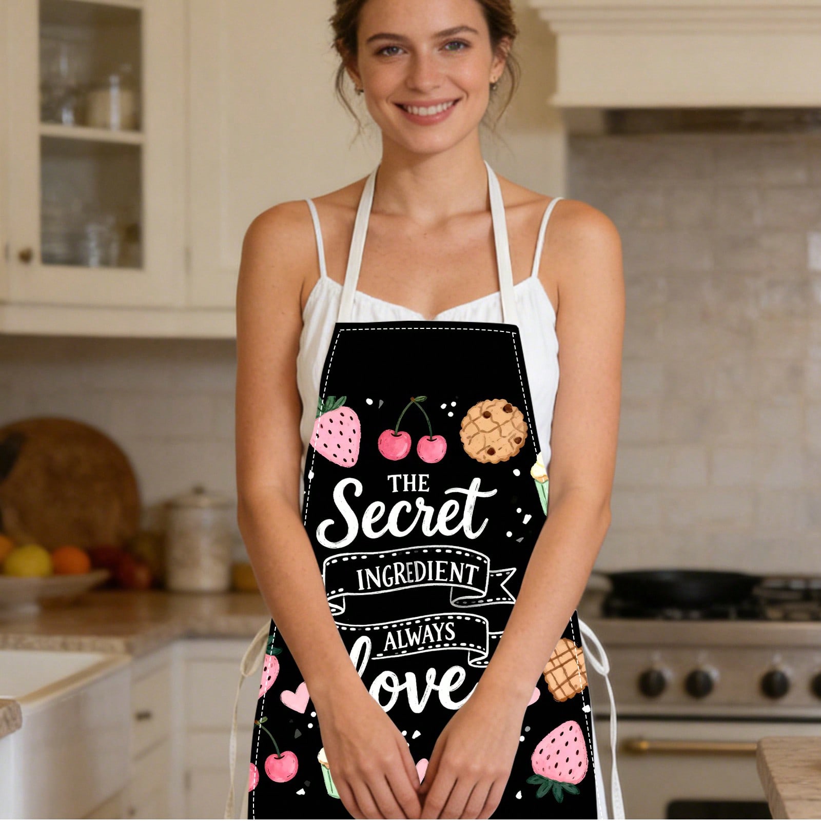 Warm Pink And Black Dessert He – Kitchen Baking Area Ideas recenzja i cena