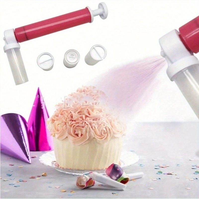 Manual Airbrush Spray Gun for  – Kitchen Baking Decor recenzja i cena