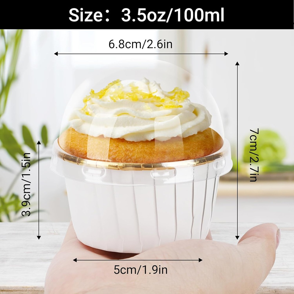 50 pcs Muffins Cup Paper Cupca – Kitchen Baking Tools recenzja i cena