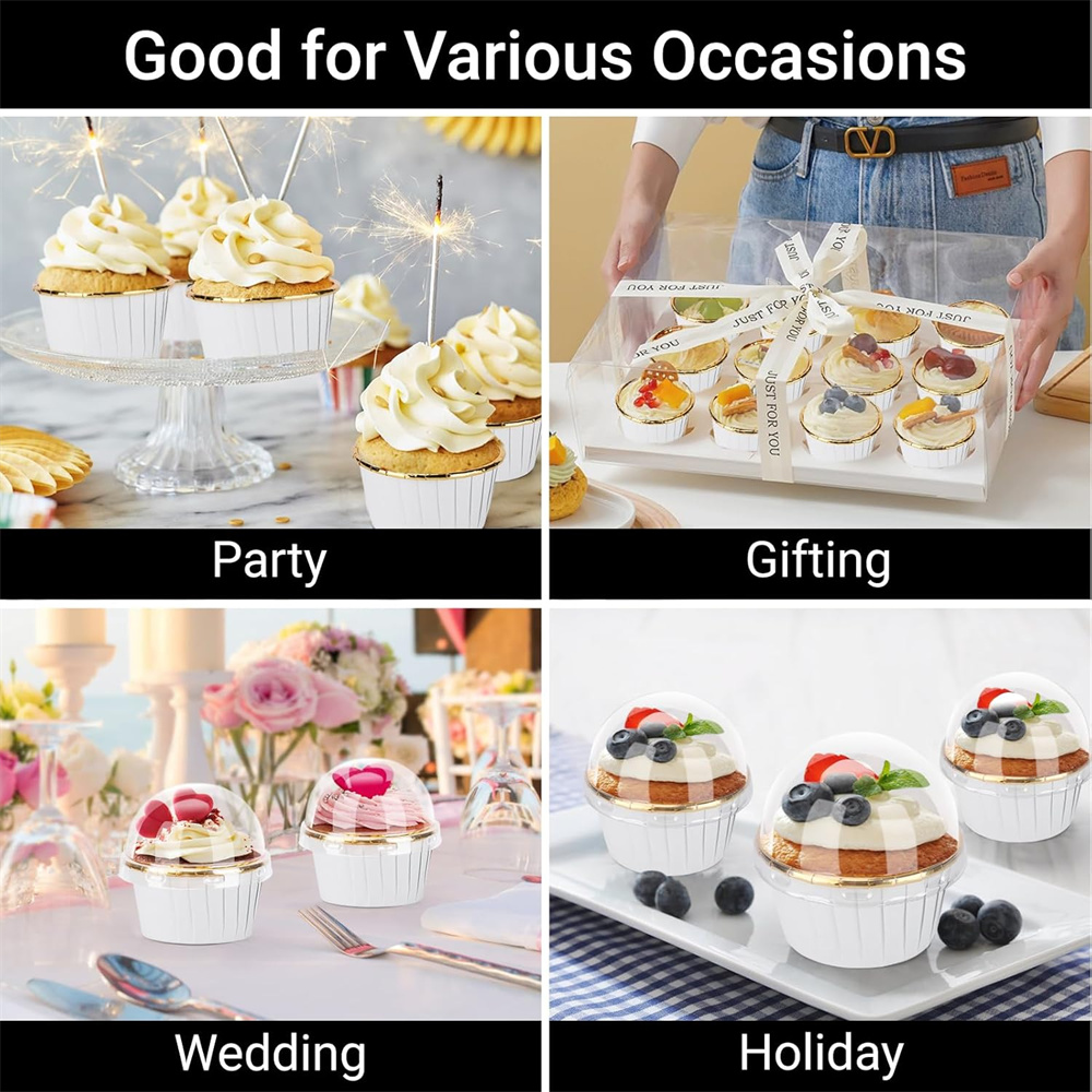 50 pcs Muffins Cup Paper Cupca – Kitchen Baking Tools recenzja i cena