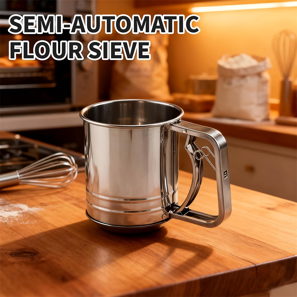 1/2pcs Stainless Steel Flour S – Baking Powder Kitchen recenzja i cena