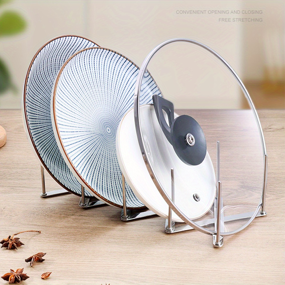 Pot Lid Rack Pan Lid Organizer – Kitchen Baking Pan Organizer recenzja i cena