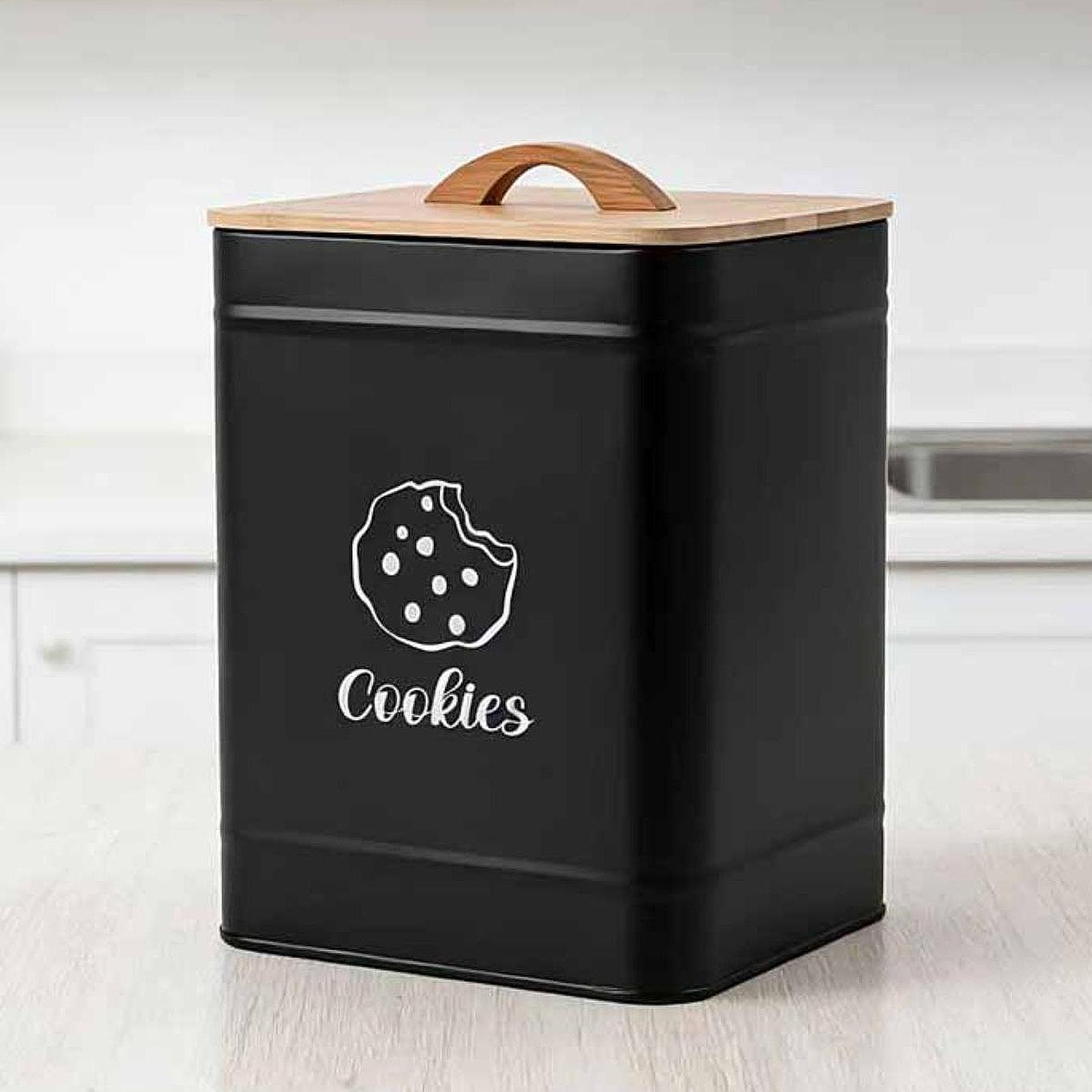 Cookie Jar Storage Tin Kitchen – Kitchen Baking Pantry recenzja i cena
