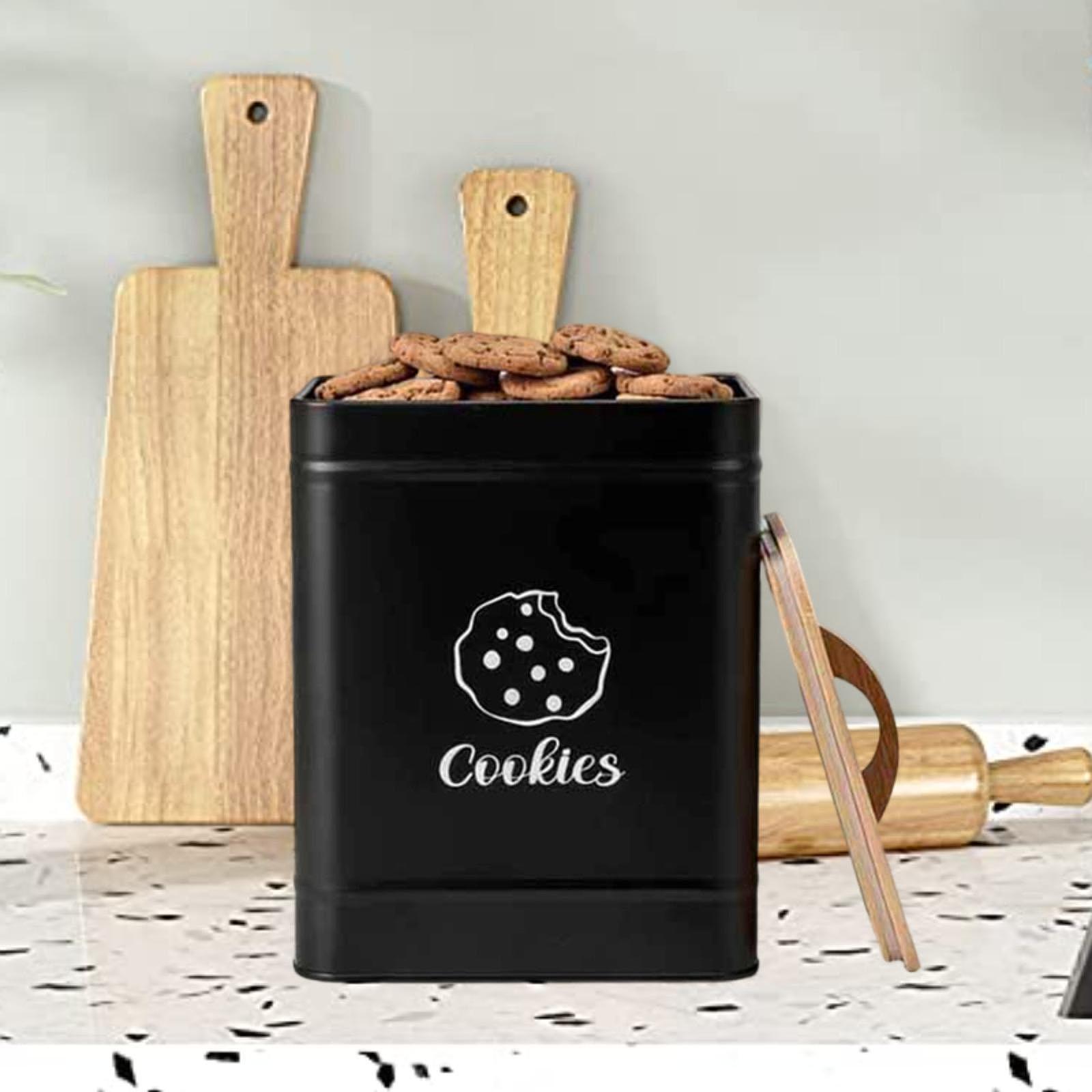 Cookie Jar Storage Tin Kitchen – Kitchen Baking Pantry recenzja i cena