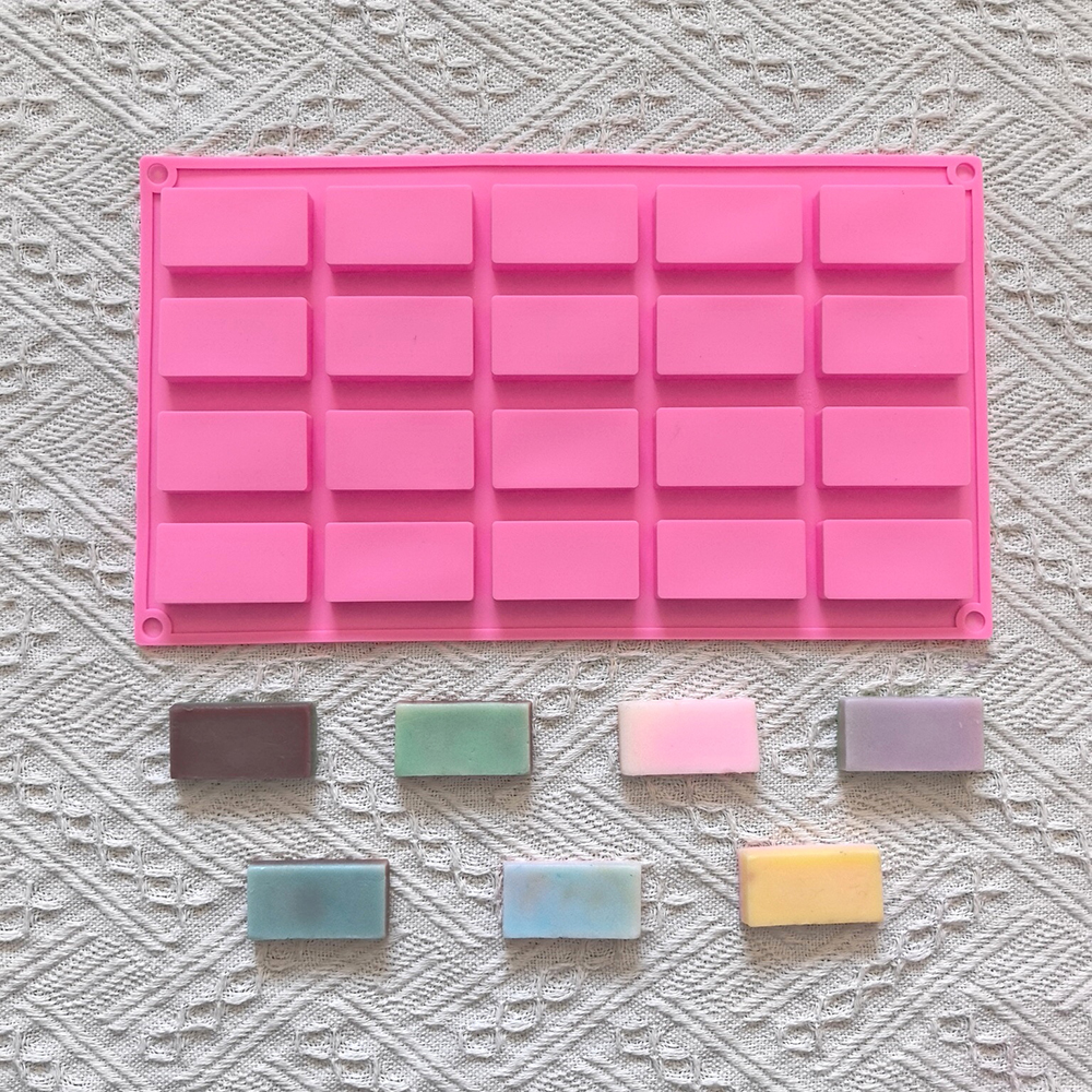 1pc 20 cavity rectangular sili – Silicone Cake Mold recenzja i cena