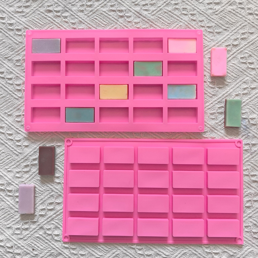 1pc 20 cavity rectangular sili – Silicone Cake Mold recenzja i cena