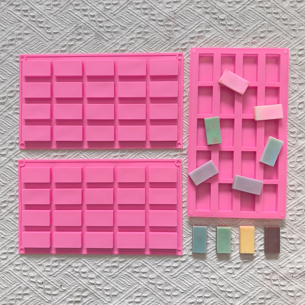 1pc 20 cavity rectangular sili – Silicone Cake Mold recenzja i cena
