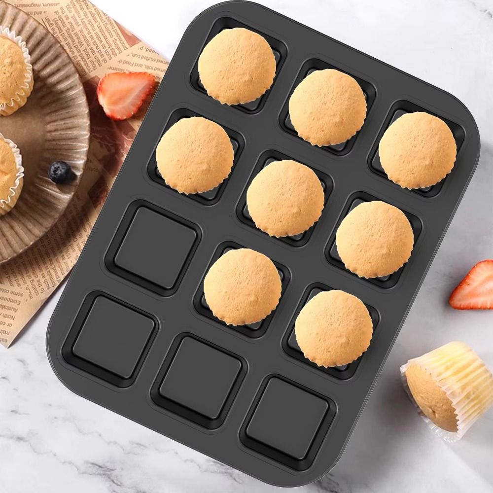 12 Cavity Square Muffin Tin Sq – Muffin Tin Nonstick recenzja i cena