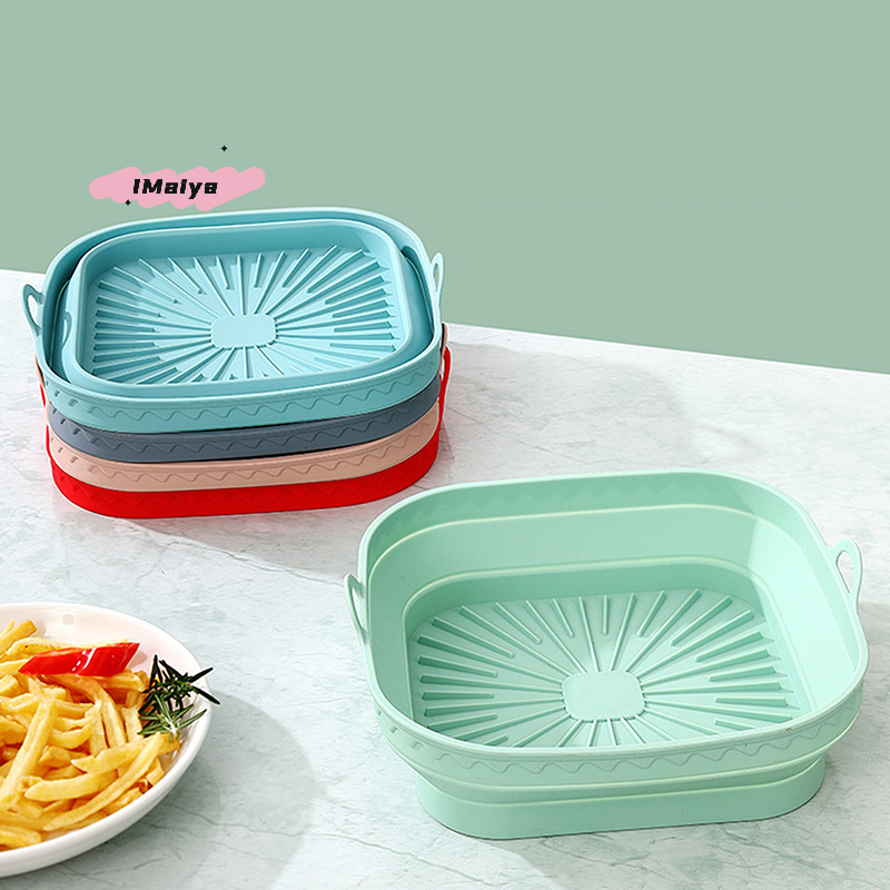 Square Foldable Air Fryer Sili – Kitchen Baking Tray recenzja i cena