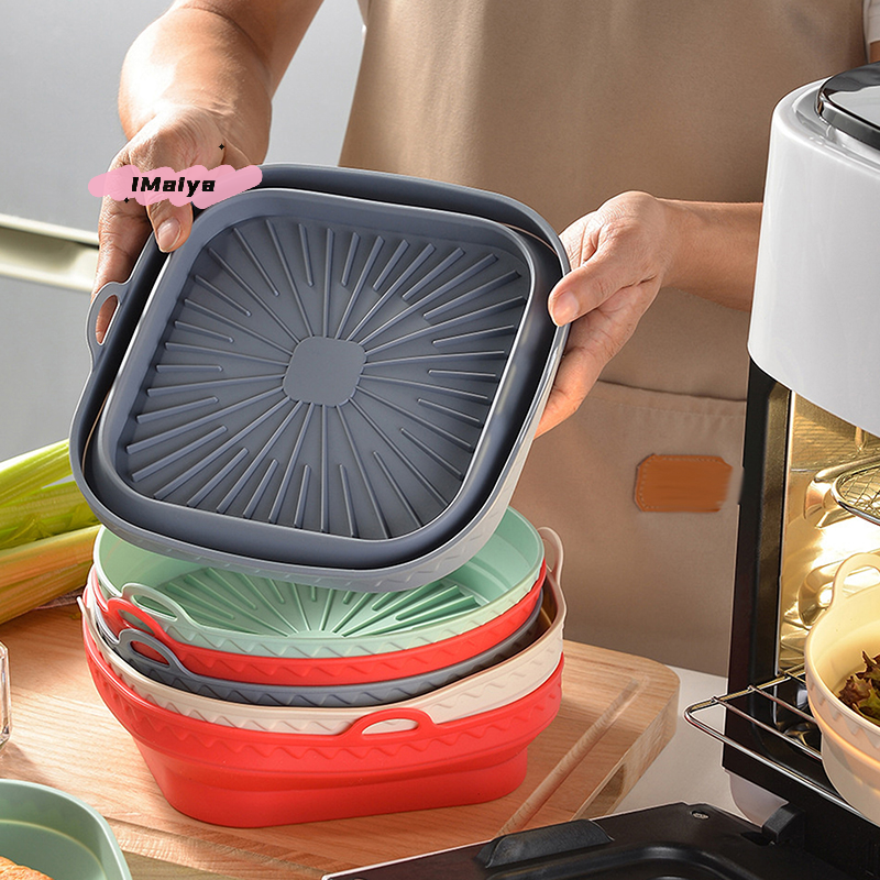 Square Foldable Air Fryer Sili – Kitchen Baking Tray recenzja i cena