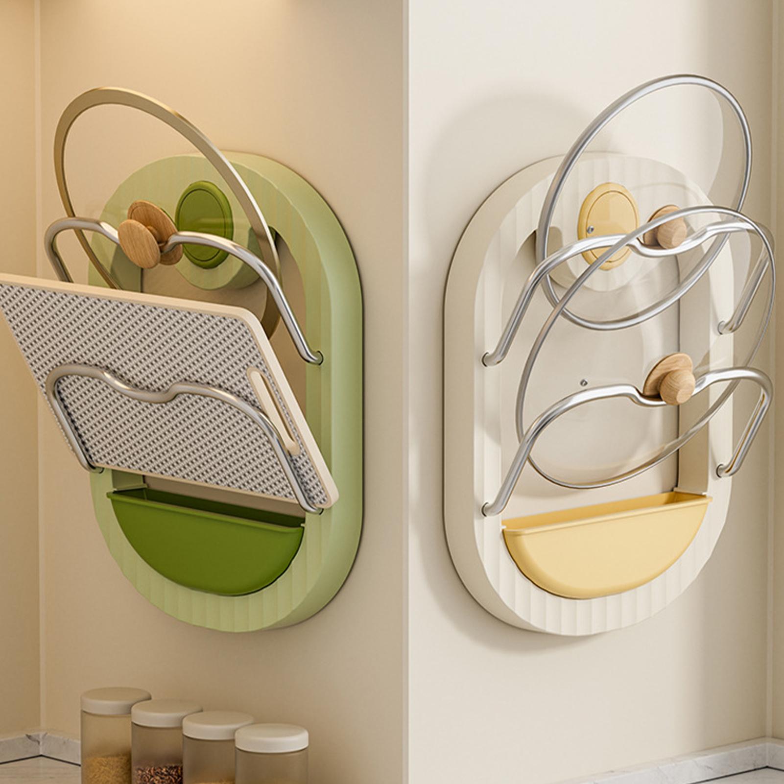 Pot Lid Rack 2-Tier Wall Mount – Kitchen Baking Pantry recenzja i cena