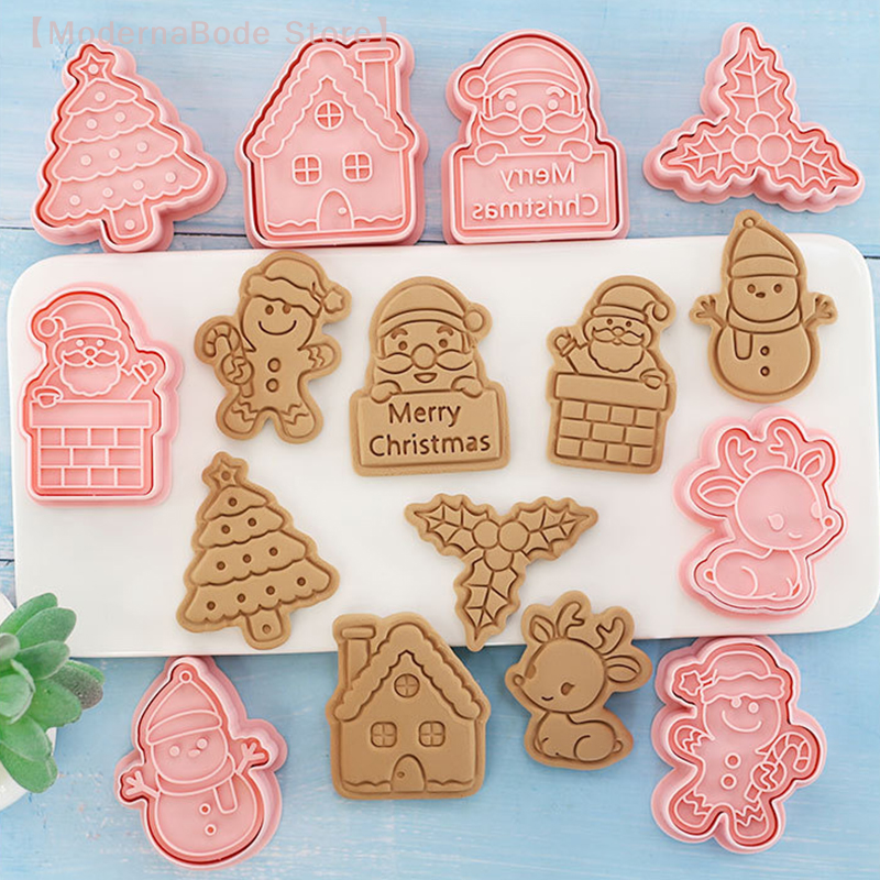 【M】3D Christmas Cookie Cutter  – Kitchen Baking Decor recenzja i cena