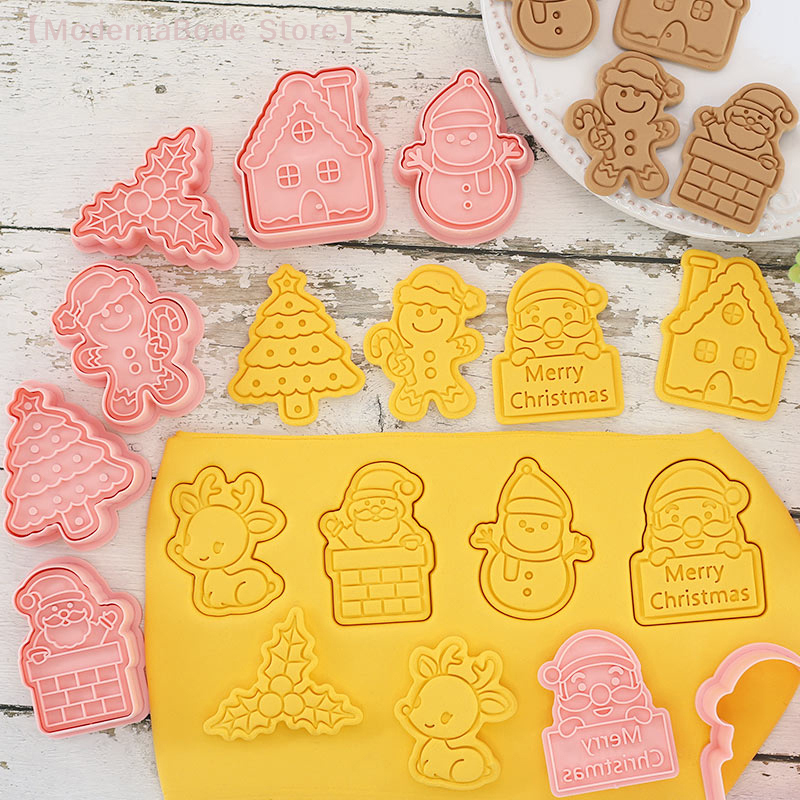 【M】3D Christmas Cookie Cutter  – Kitchen Baking Decor recenzja i cena
