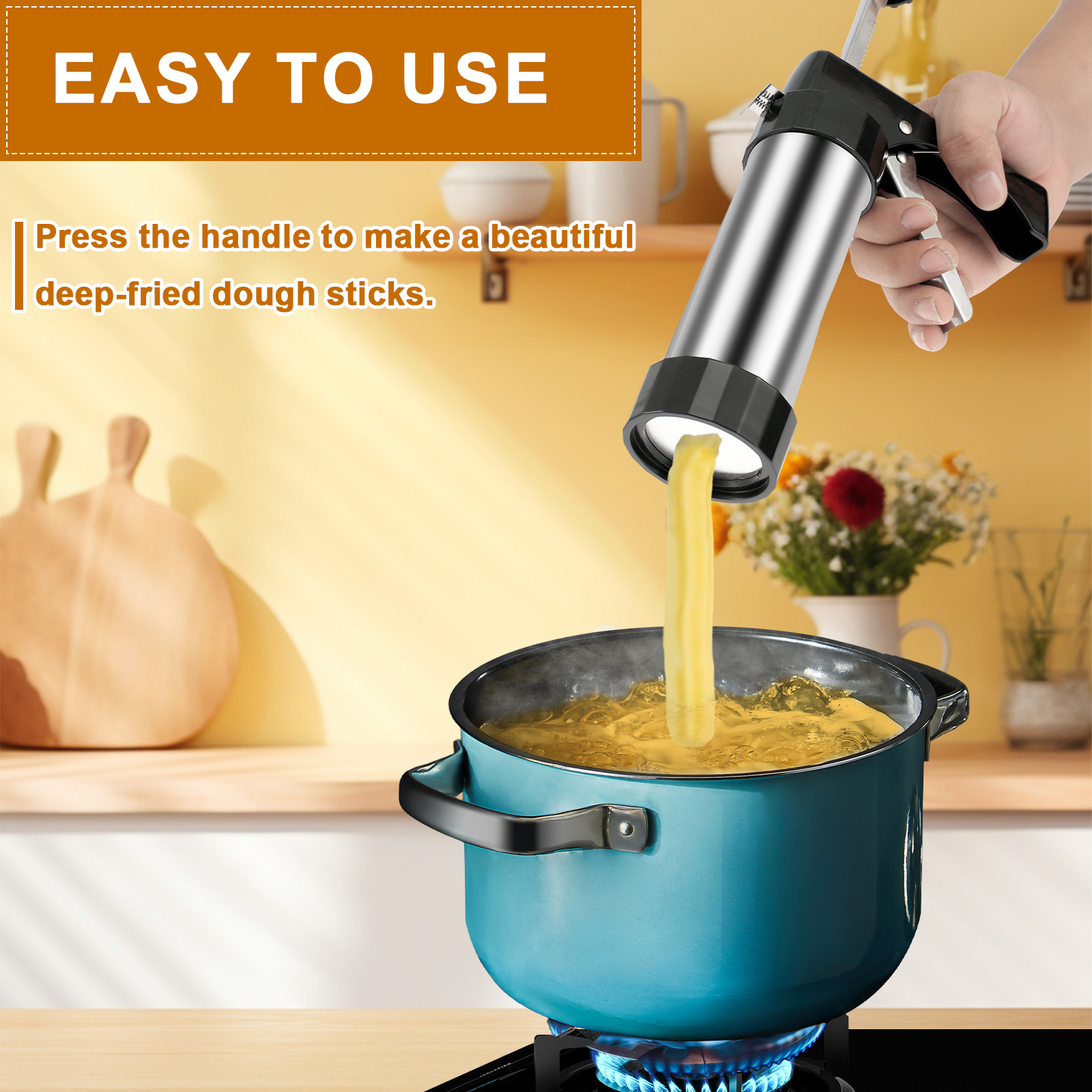 Churrera Churro Maker Machine  – Kitchen Baking Decor recenzja i cena
