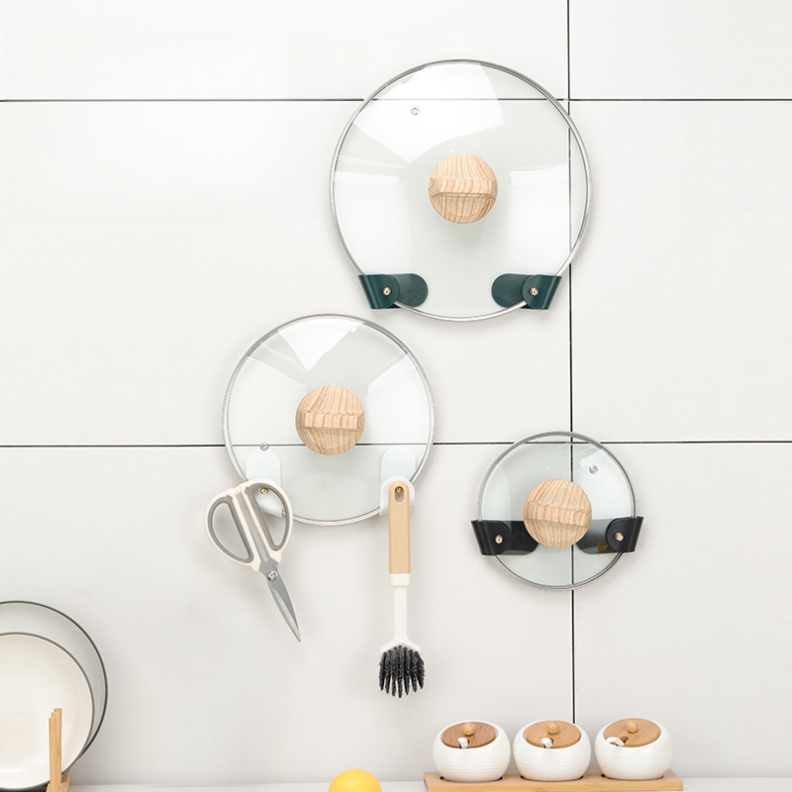 2Pcs/Set Pot Lid Holder Wall-M – Kitchen Baking Pan Organizer recenzja i cena