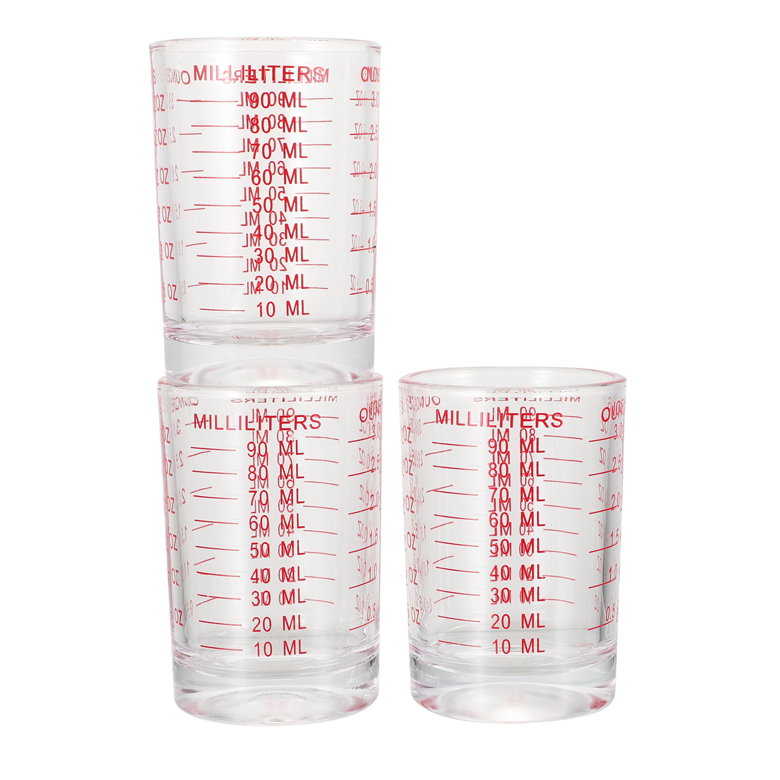 3Pcs Reusable Glass Measuring  – Kitchen Baking Tools recenzja i cena