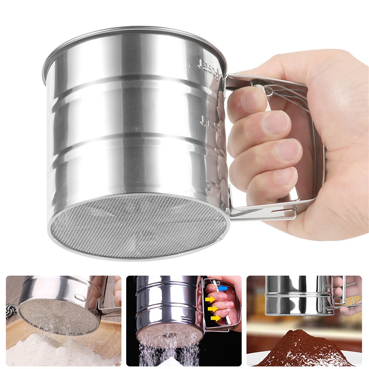 Sifter Strainer Stainless Stee – Baking Powder Kitchen recenzja i cena