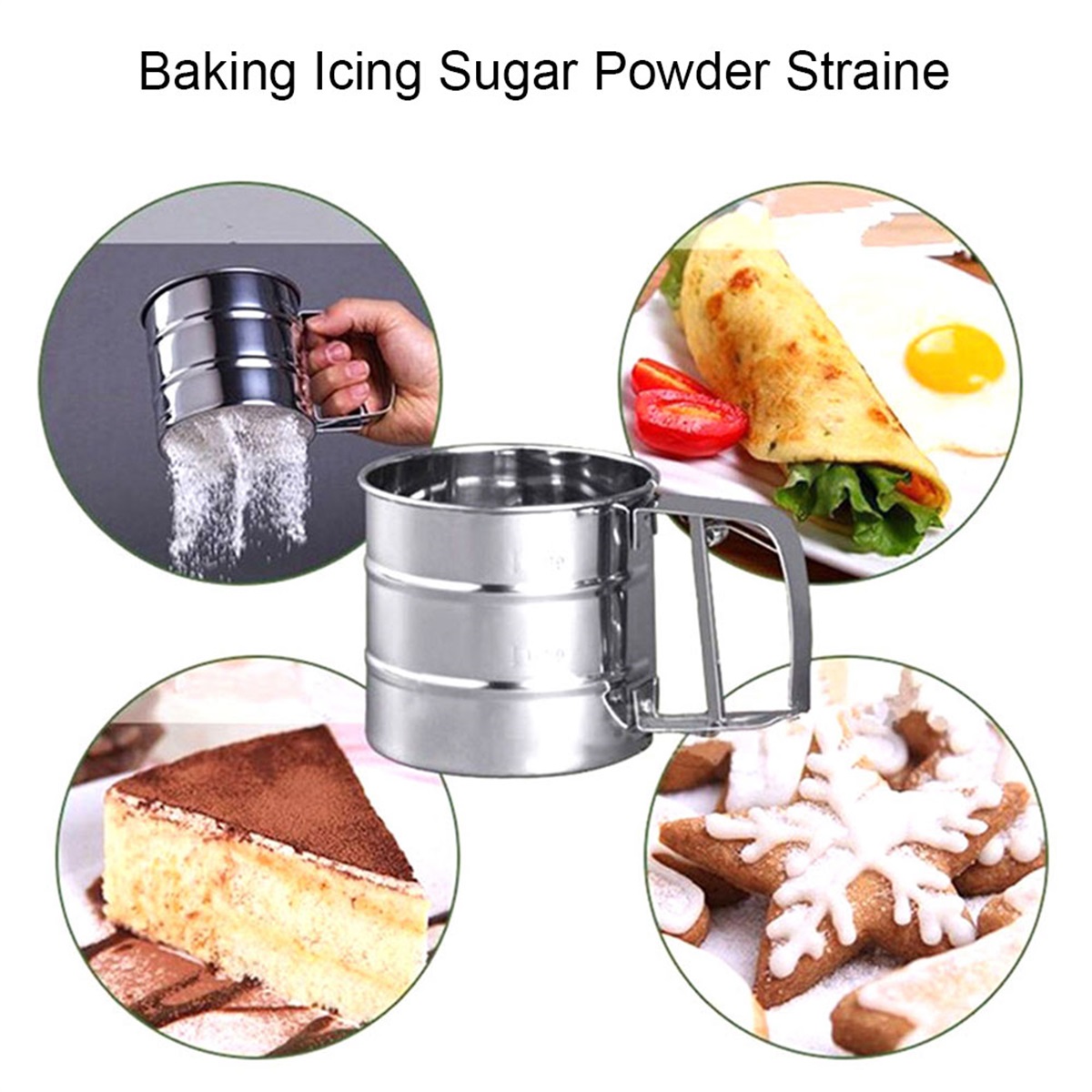 Sifter Strainer Stainless Stee – Baking Powder Kitchen recenzja i cena