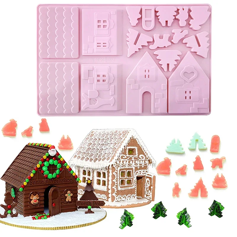 Christmas House Building block – Silicone Cake Mold recenzja i cena